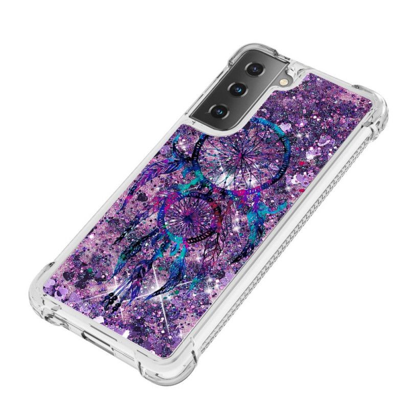 Coque Samsung Galaxy S21 5g Attrape Rêves Paillettes