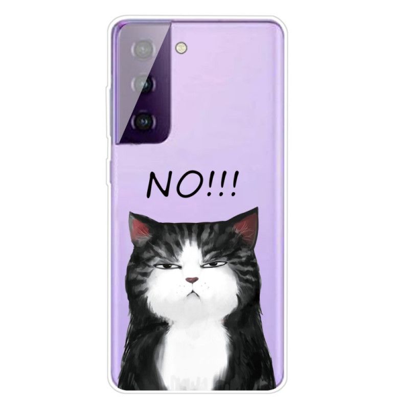 Coque Samsung Galaxy S21 5g Le Chat Qui Dit Non