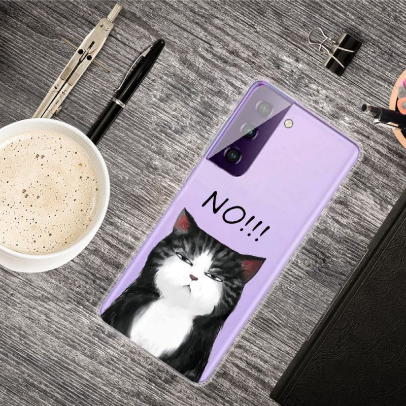 Coque Samsung Galaxy S21 5g Le Chat Qui Dit Non