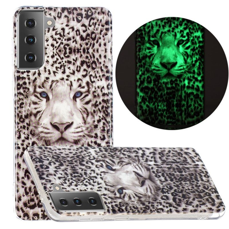 Coque Samsung Galaxy S21 5g Leopard Fluorescente