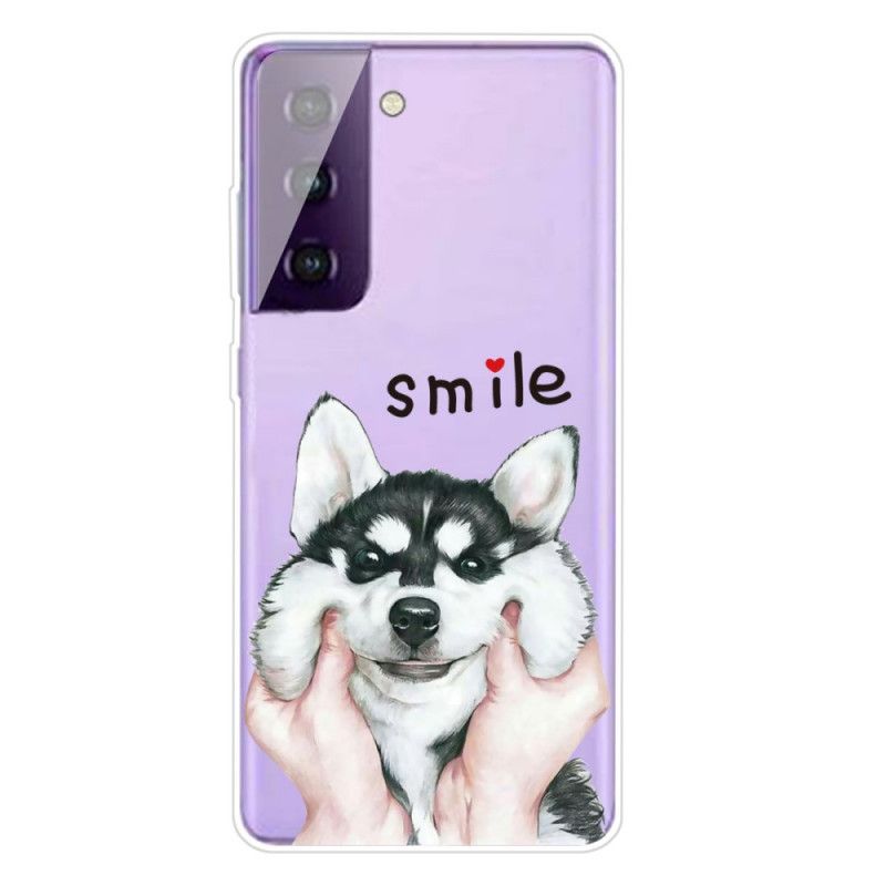 Coque Samsung Galaxy S21 5g Smile Dog