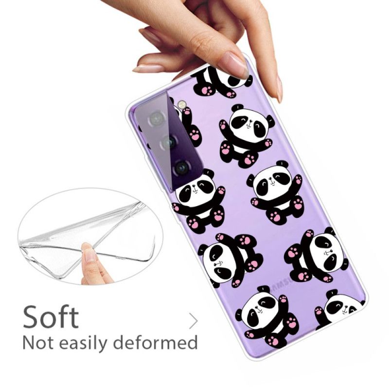 Coque Samsung Galaxy S21 5g Top Pandas Fun