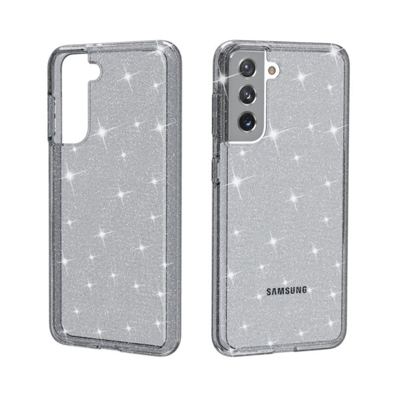 Coque Samsung Galaxy S21 5g Transparente Paillettes