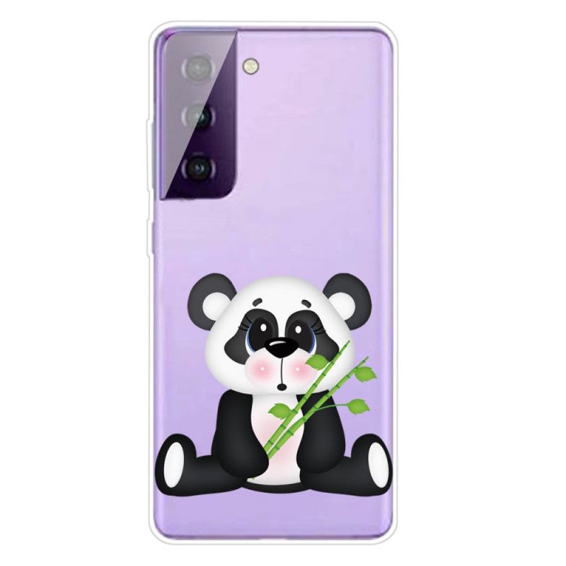 Coque Samsung Galaxy S21 5g Transparente Panda Triste