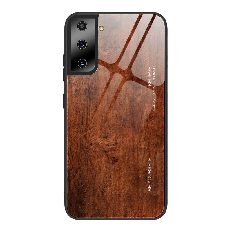 Coque Samsung Galaxy S21 5g Verre Trempé Design Bois