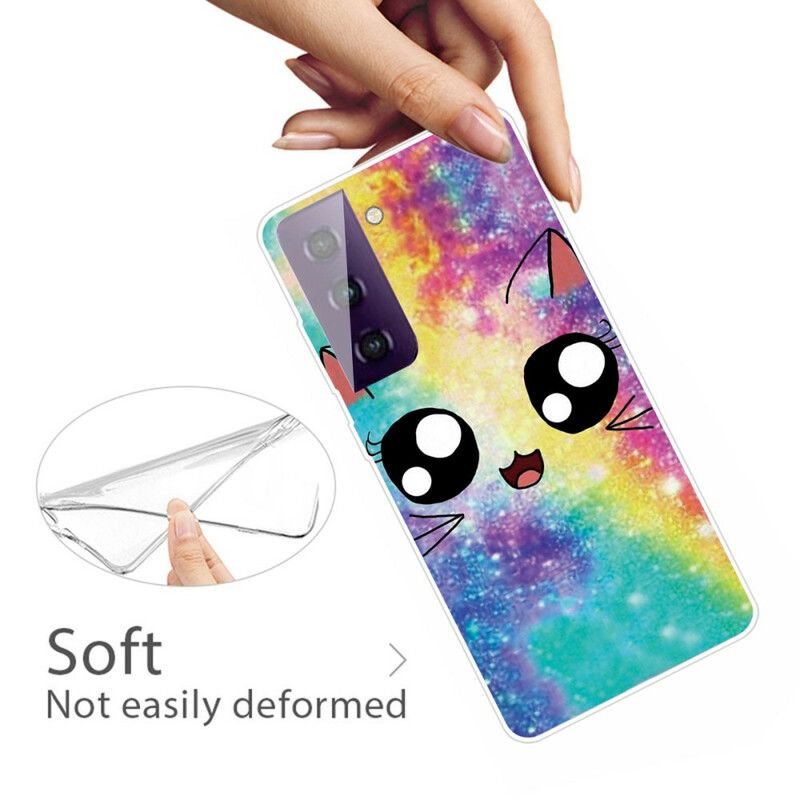 Coque Samsung Galaxy S21 FE Chat Cartoon