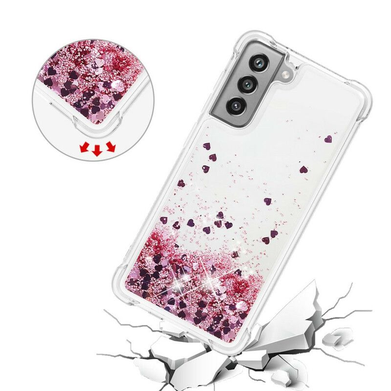 Coque Samsung Galaxy S21 FE Désires Paillettes