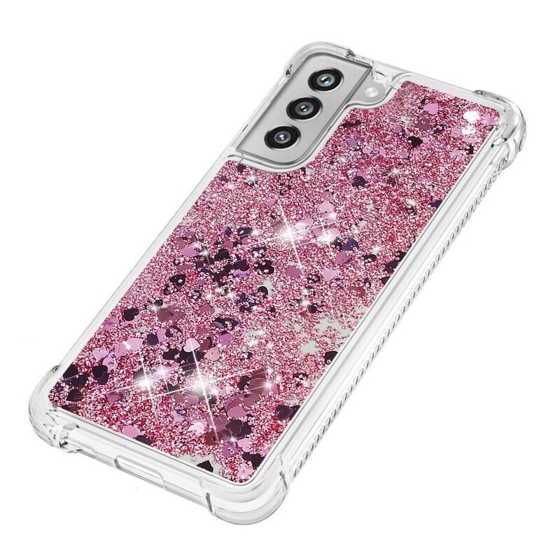 Coque Samsung Galaxy S21 FE Désires Paillettes