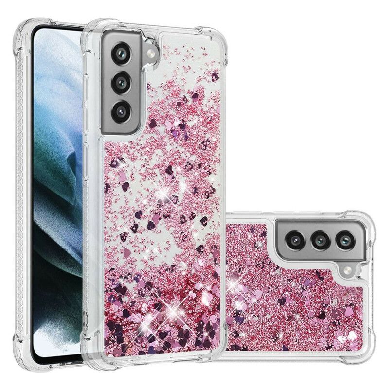 Coque Samsung Galaxy S21 FE Désires Paillettes