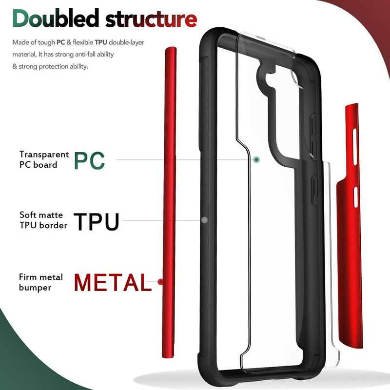 Coque Samsung Galaxy S21 FE Effet Métal Premium