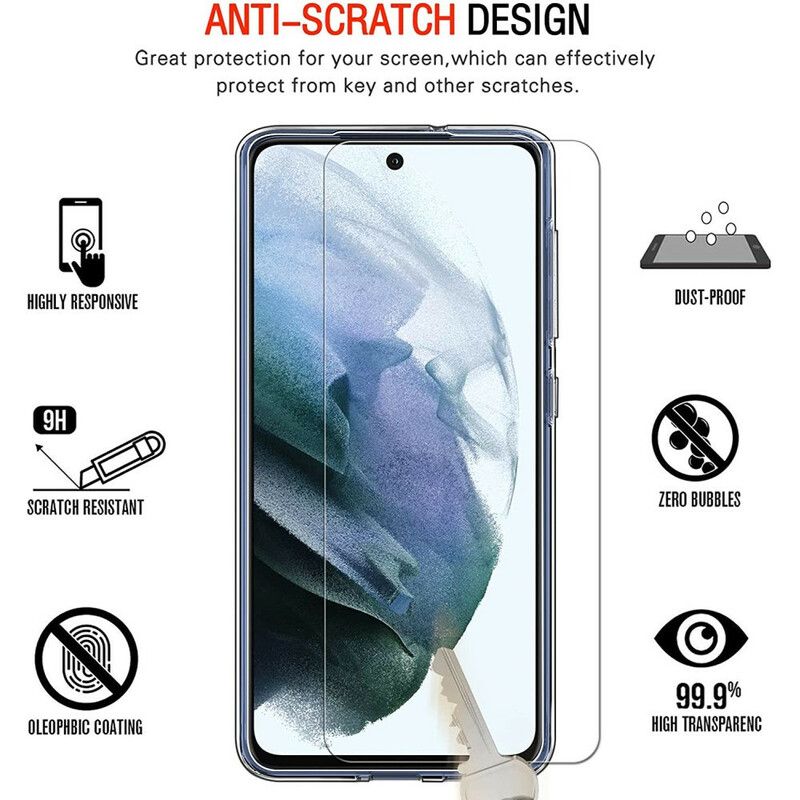 Coque Samsung Galaxy S21 FE Coque Et Verre Trempé Écran