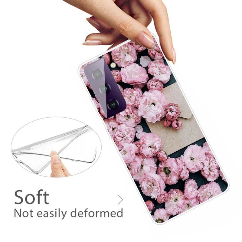 Coque Samsung Galaxy S21 FE Fleurs Intenses