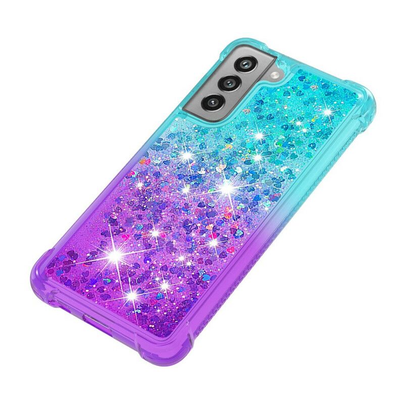 Coque Samsung Galaxy S21 FE Paillettes Colors