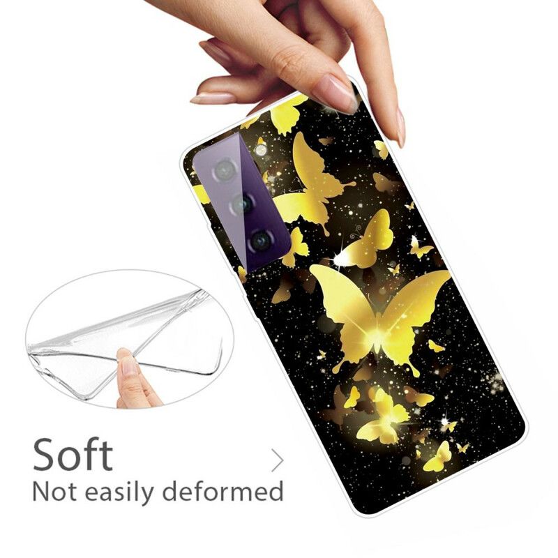 Coque Samsung Galaxy S21 FE Papillons Papillons