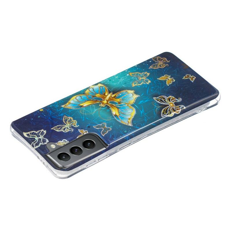 Coque Samsung Galaxy S21 FE Papillons Design