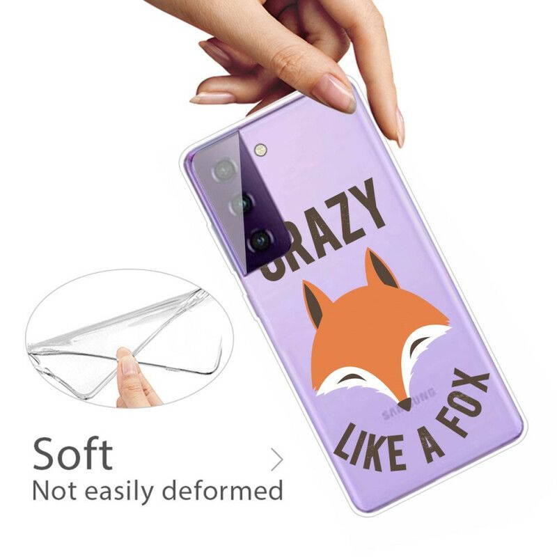 Coque Samsung Galaxy S21 FE Renard / Crazy Like A Fox