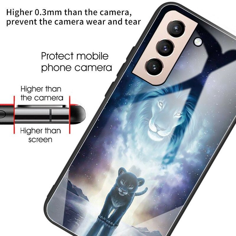 Coque Samsung Galaxy S21 FE Verre Trempé Lionceau