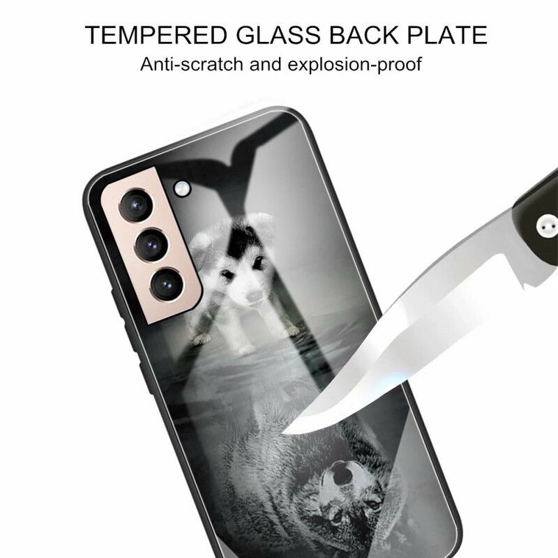 Coque Samsung Galaxy S21 FE Verre Trempé Rêve De Chiot