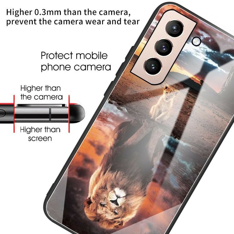 Coque Samsung Galaxy S21 FE Verre Trempé Rêve De Lionceau