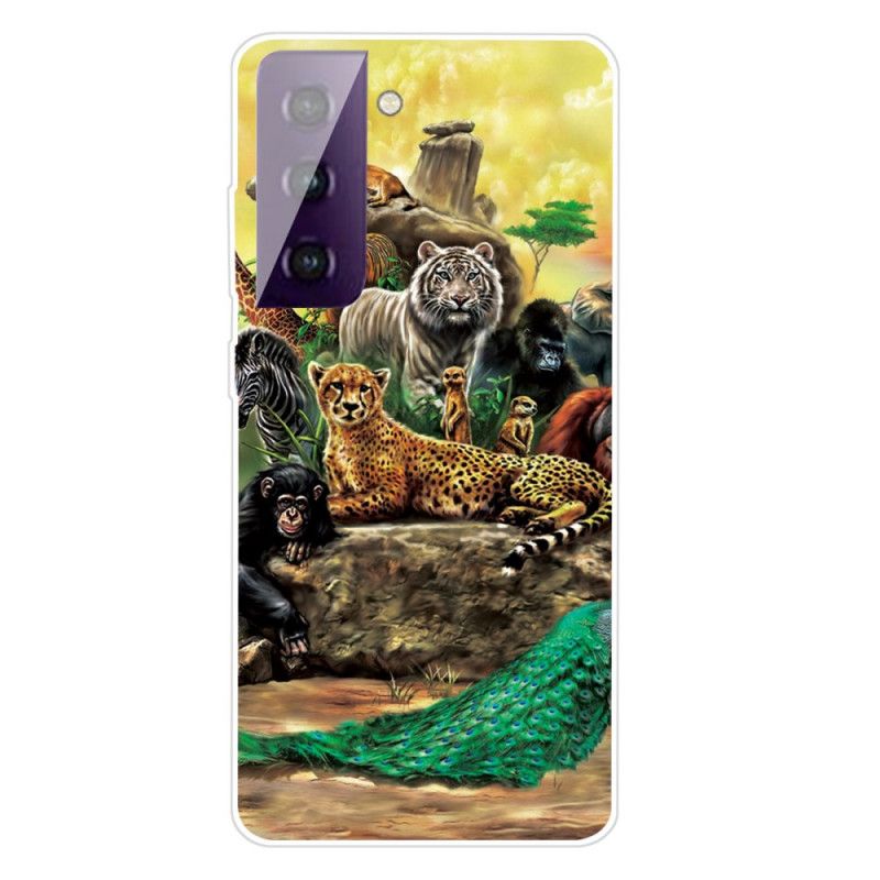 Coque Samsung Galaxy S21 Plus 5g Animaux Safari