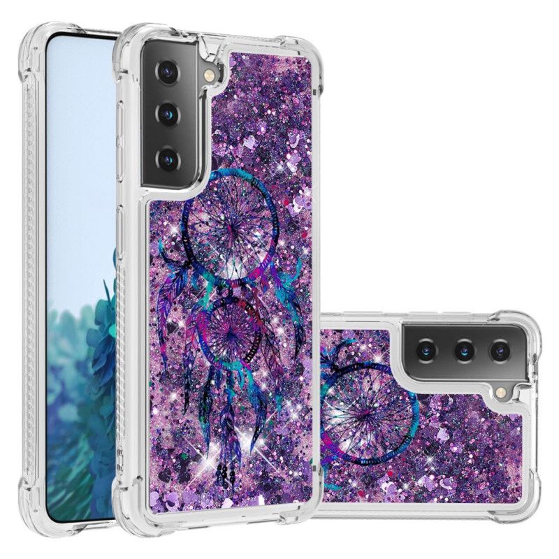 Coque Samsung Galaxy S21 Plus 5g Attrape Rêves Paillettes