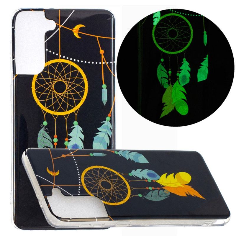 Coque Samsung Galaxy S21 Plus 5g Attrape Rêves Unique Fluorescente