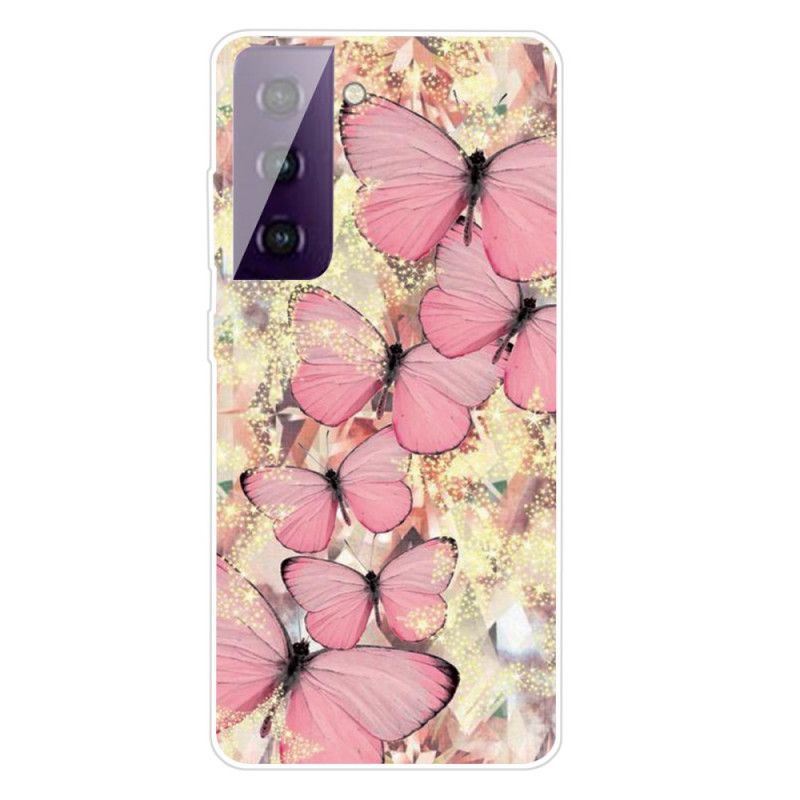 Coque Samsung Galaxy S21 Plus 5g Beaux Papillons Papillons