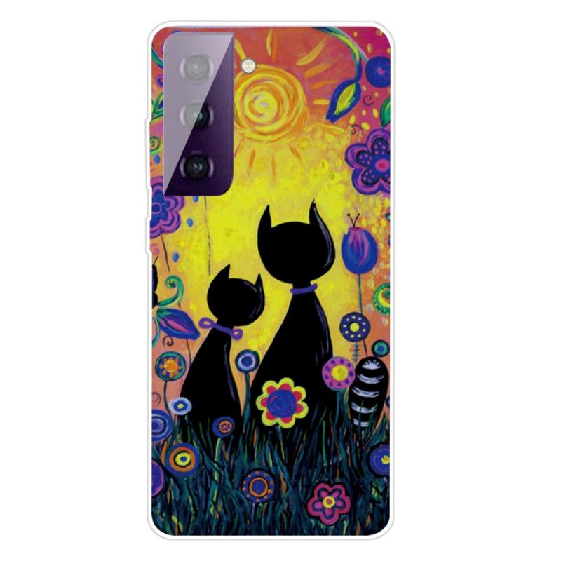 Coque Samsung Galaxy S21 Plus 5g Chat Cartoon