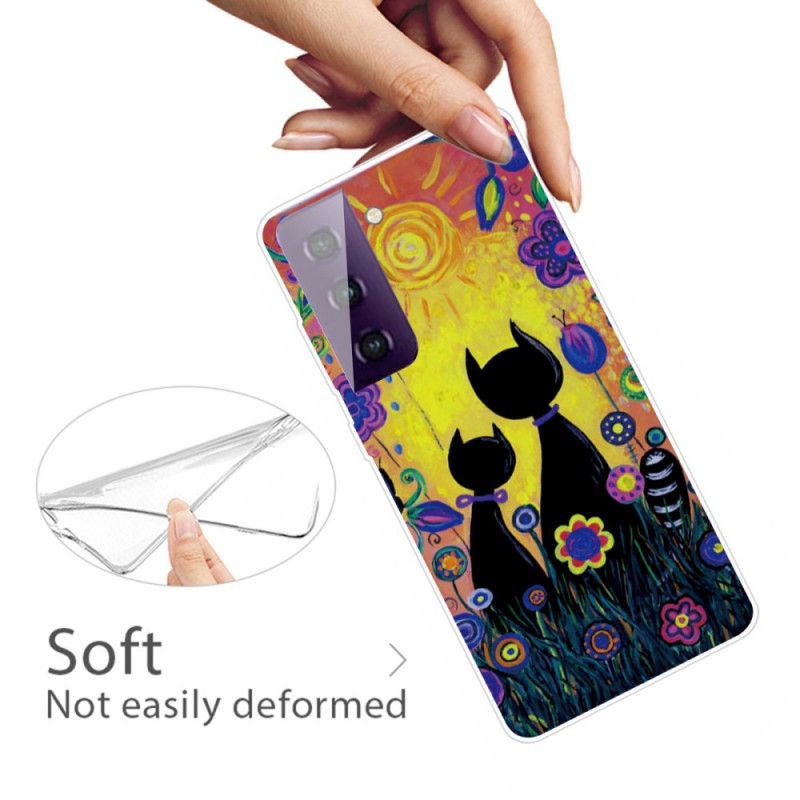 Coque Samsung Galaxy S21 Plus 5g Chat Cartoon