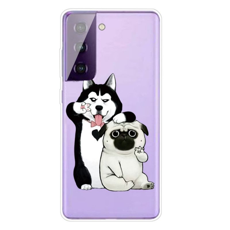 Coque Samsung Galaxy S21 Plus 5g Drôles De Chiens