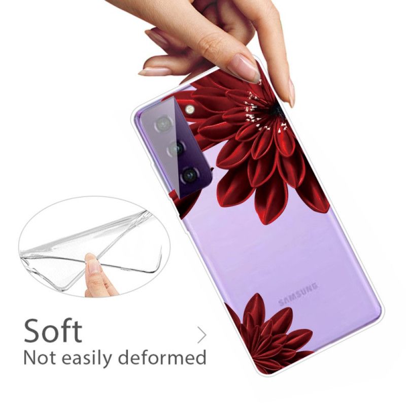 Coque Samsung Galaxy S21 Plus 5g Fleurs Sauvages
