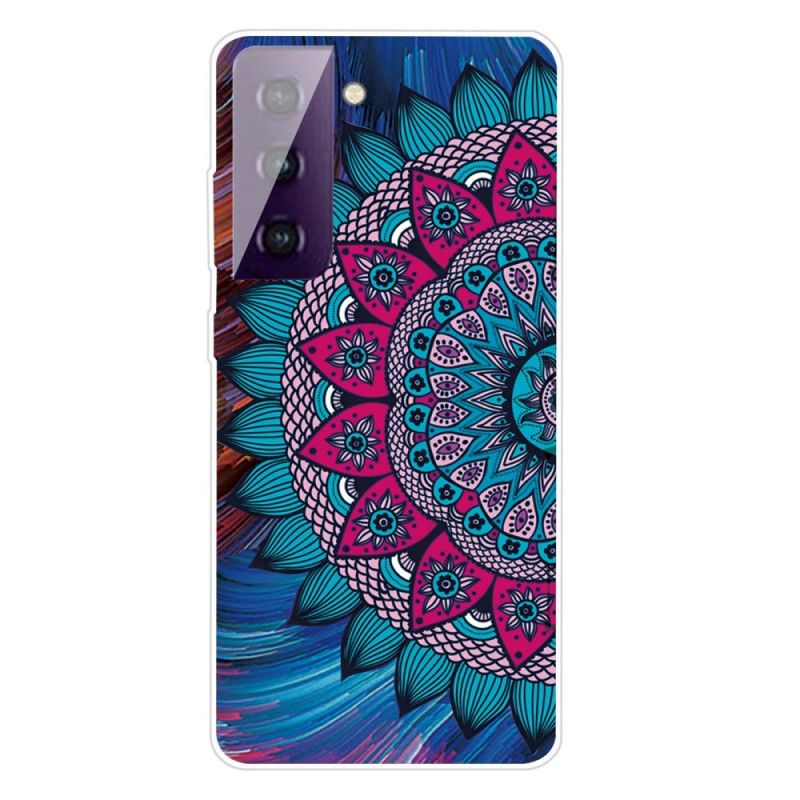 Coque Samsung Galaxy S21 Plus 5g Mandala Coloré