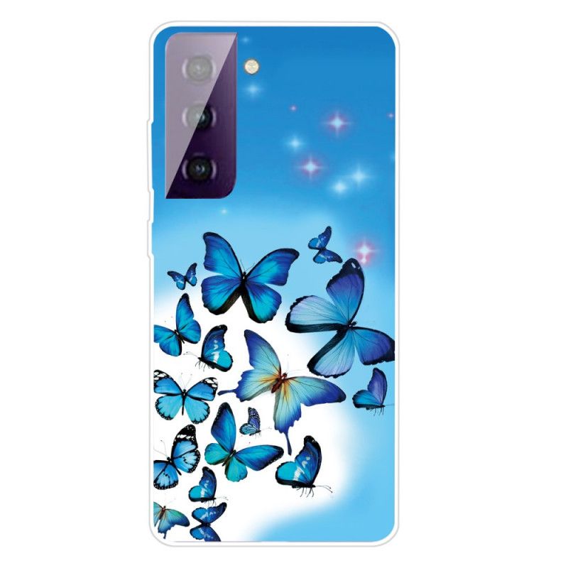 Coque Samsung Galaxy S21 Plus 5g Papillons Papillons