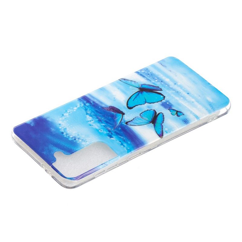 Coque Samsung Galaxy S21 Plus 5g Série Papillons Fluorescente