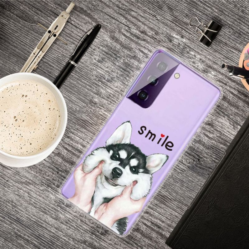 Coque Samsung Galaxy S21 Plus 5g Smile Dog