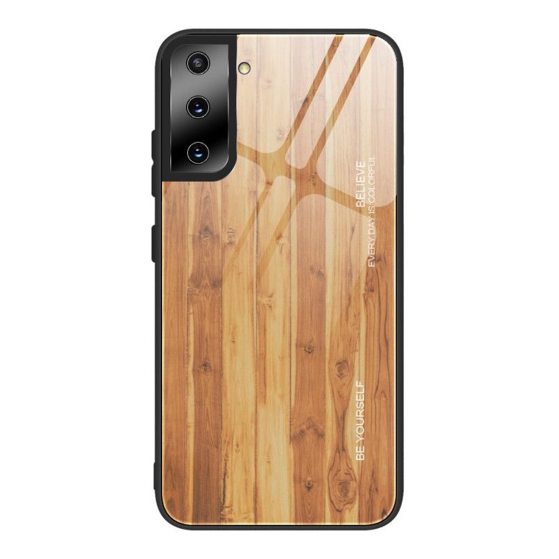 Coque Samsung Galaxy S21 Plus 5g Verre Trempé Design Bois