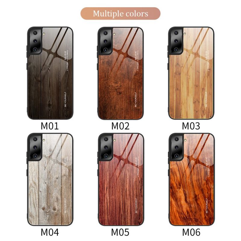 Coque Samsung Galaxy S21 Plus 5g Verre Trempé Design Bois