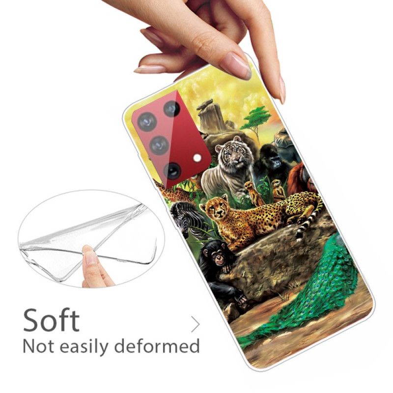 Coque Samsung Galaxy S21 Ultra 5g Animaux Safari