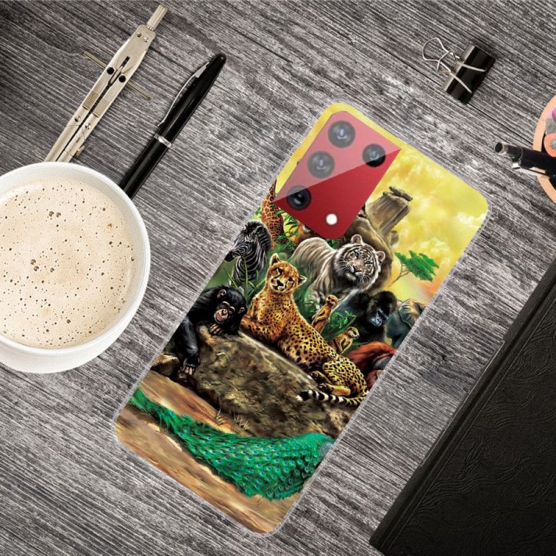 Coque Samsung Galaxy S21 Ultra 5g Animaux Safari