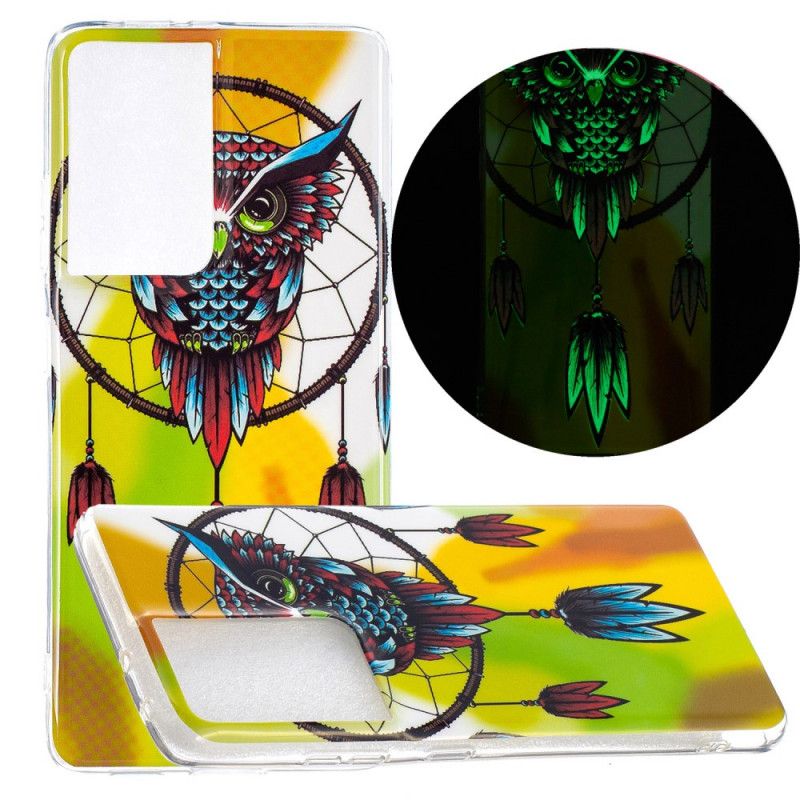 Coque Samsung Galaxy S21 Ultra 5g Attrape Rêves Fluorescente