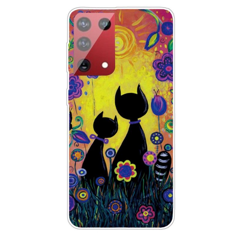 Coque Samsung Galaxy S21 Ultra 5g Chat Cartoon