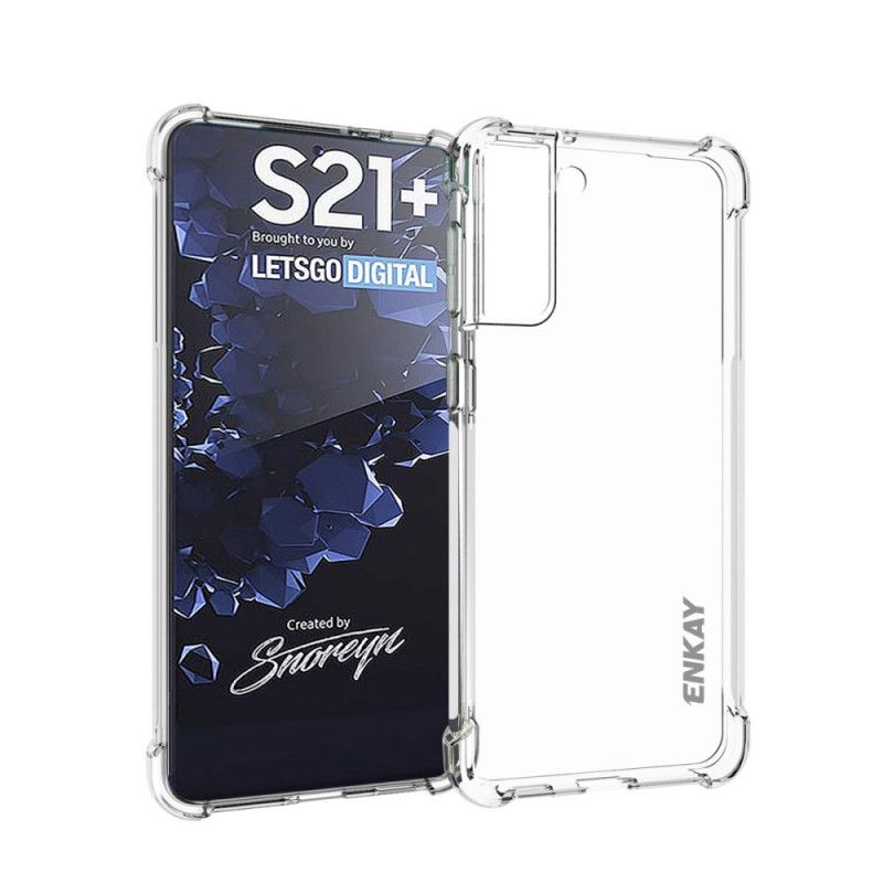 Coque Samsung Galaxy S21 Ultra 5g Combo Coque Et Verre Trempée Enkay