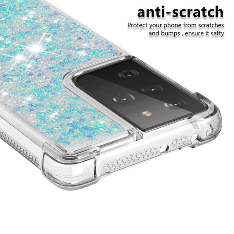 Coque Samsung Galaxy S21 Ultra 5g Désires Paillettes