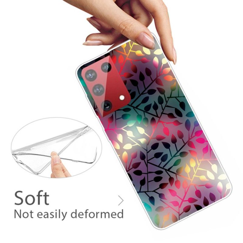 Coque Samsung Galaxy S21 Ultra 5g Feuilles