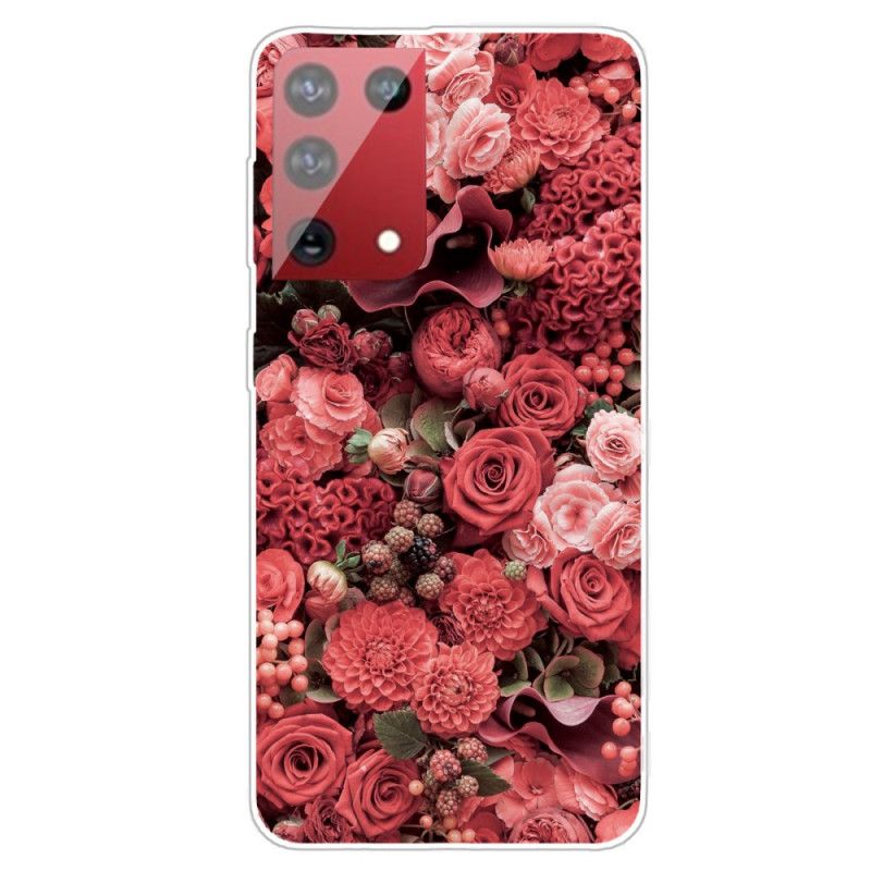 Coque Samsung Galaxy S21 Ultra 5g Fleurs Intenses