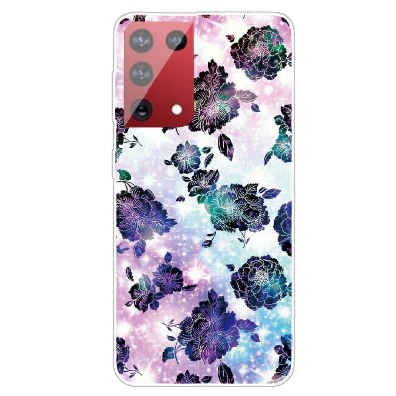 Coque Samsung Galaxy S21 Ultra 5g Fleurs Vintage Colorées