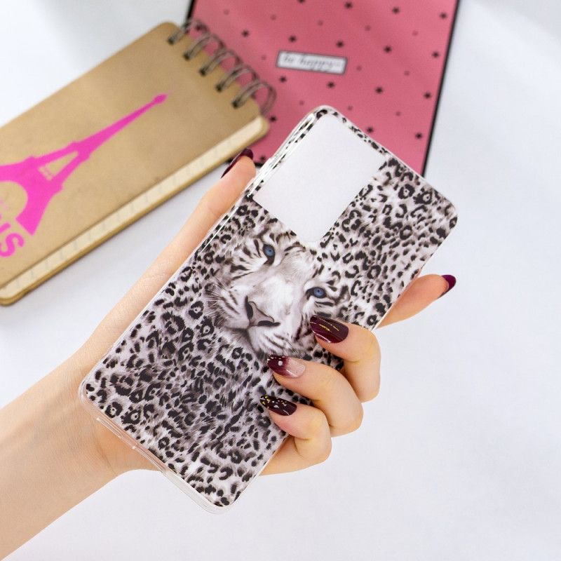 Coque Samsung Galaxy S21 Ultra 5g Leopard Fluorescente