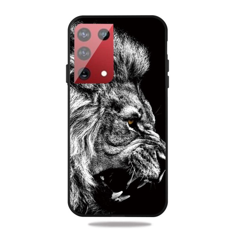 Coque Samsung Galaxy S21 Ultra 5g Lion Féroce