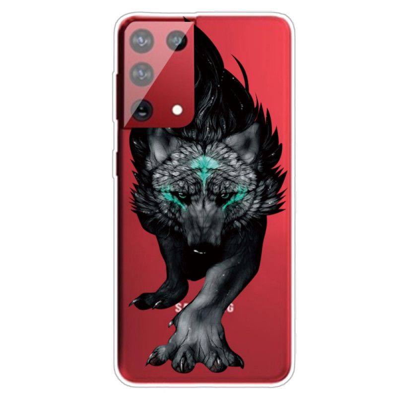 Coque Samsung Galaxy S21 Ultra 5g Loup Graphique