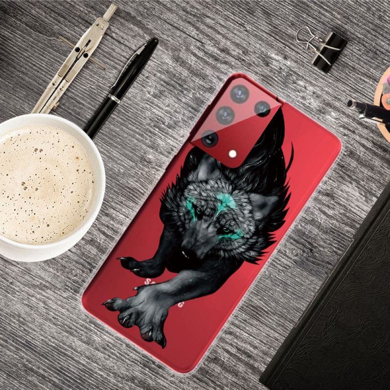 Coque Samsung Galaxy S21 Ultra 5g Loup Graphique